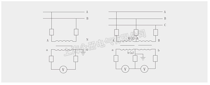 JDZ-3、6、10電壓互感器的接線圖