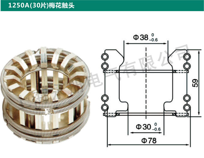 1250A(30片)梅花觸頭