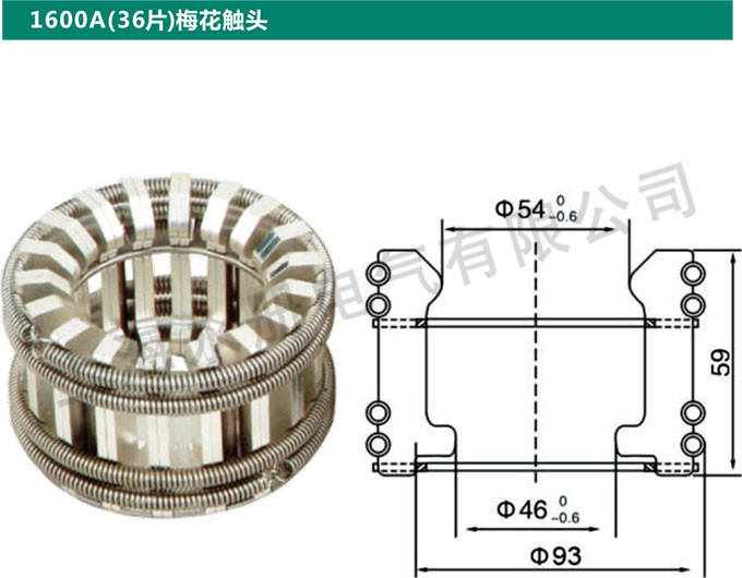 1600A(36片)梅花觸頭